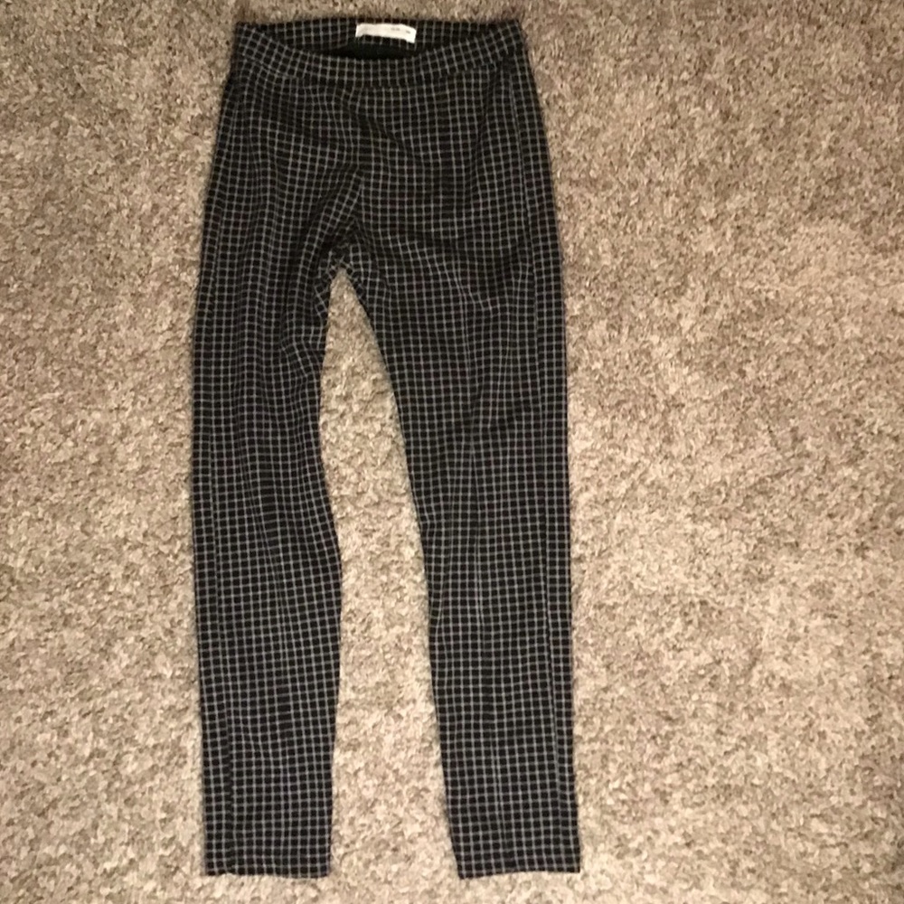 Squared nit leggings